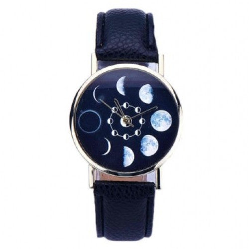 Lunar Eclipse Pattern Wrist Watch