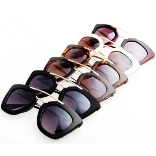 Metal Temple Vintage Design Sun Glasses